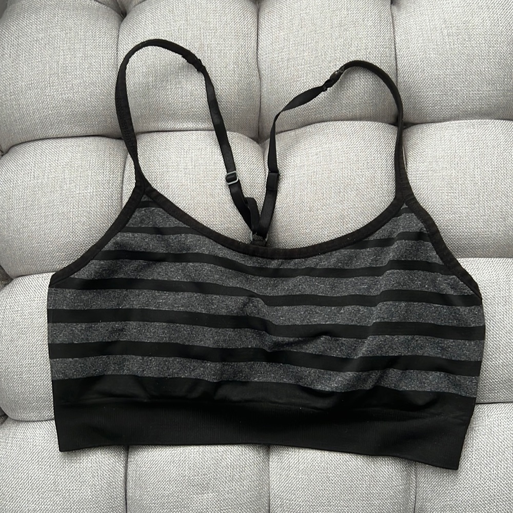 Forever 21 Striped Racerback Sports Bra Size XS